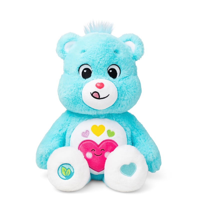 Care Bears 35Cm Medium Eco Plush Toy - Always There Bears, Cute Plush Collectable, Durable Plush Toy For Boys And Girls
