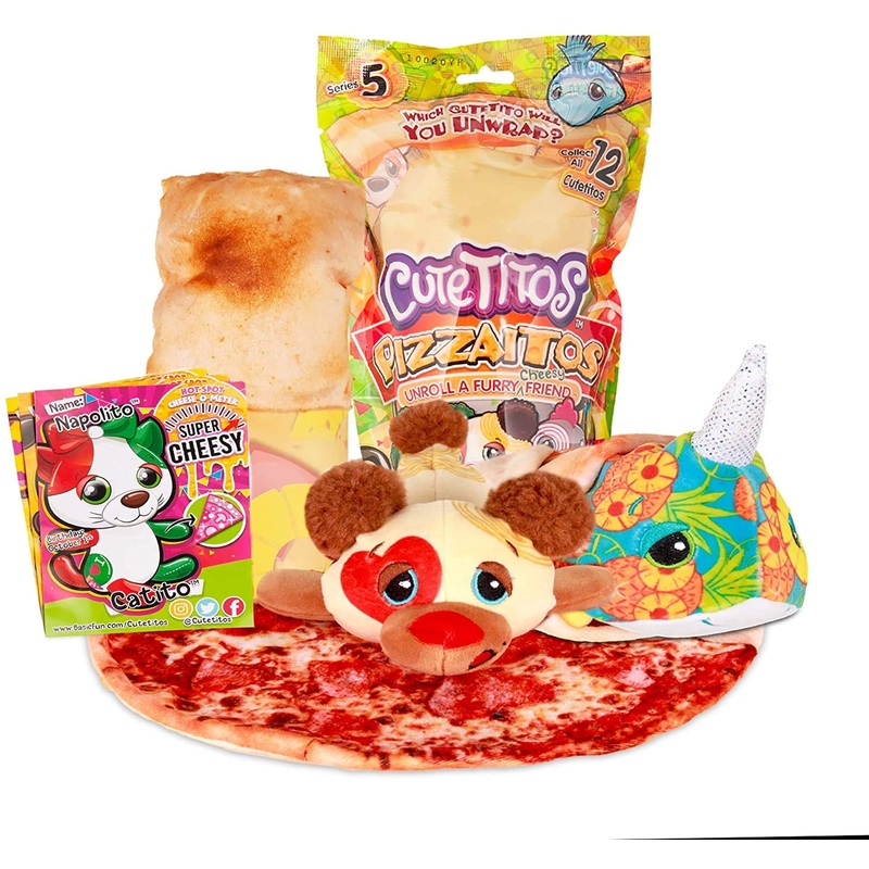 Cutetitos Pizzaitos - Surprise Stuffed Animals - Collectible Pizza Plush - Ages 3+ - Series 5