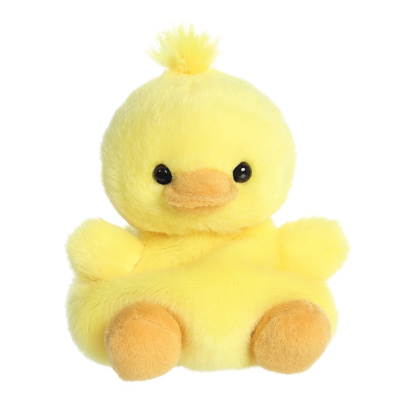 Aurora Adorable Palm Pals Darling Duck Stuffed Animal - Pocket-Sized Play - Collectable Fun - Yellow 5 Inches