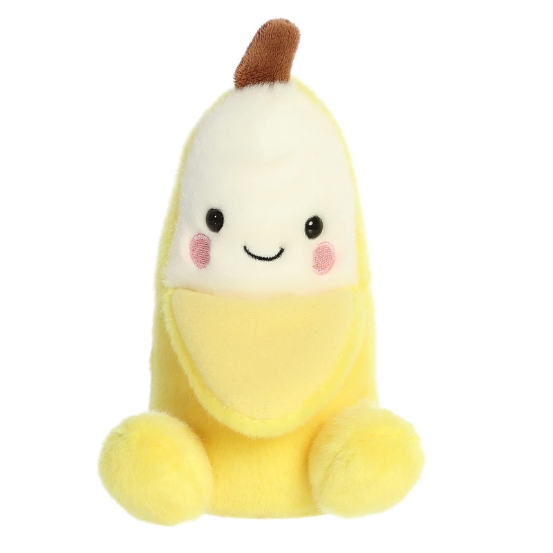 Aurora Adorable Palm Pals Gwen Banana Stuffed Animal - Pocket-Sized Play - Collectable Fun - Yellow 5 Inches