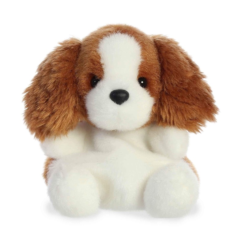 Aurora Adorable Palm Pals Lady Spaniel Stuffed Animal - Pocket-Sized Play - Collectable Fun - Brown 5 Inches