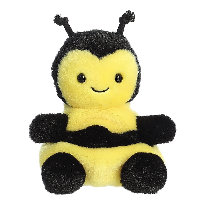 Aurora Adorable Palm Pals Queeny Bee Stuffed Animal - Pocket-Sized Play - Collectable Fun - Yellow 5 Inches
