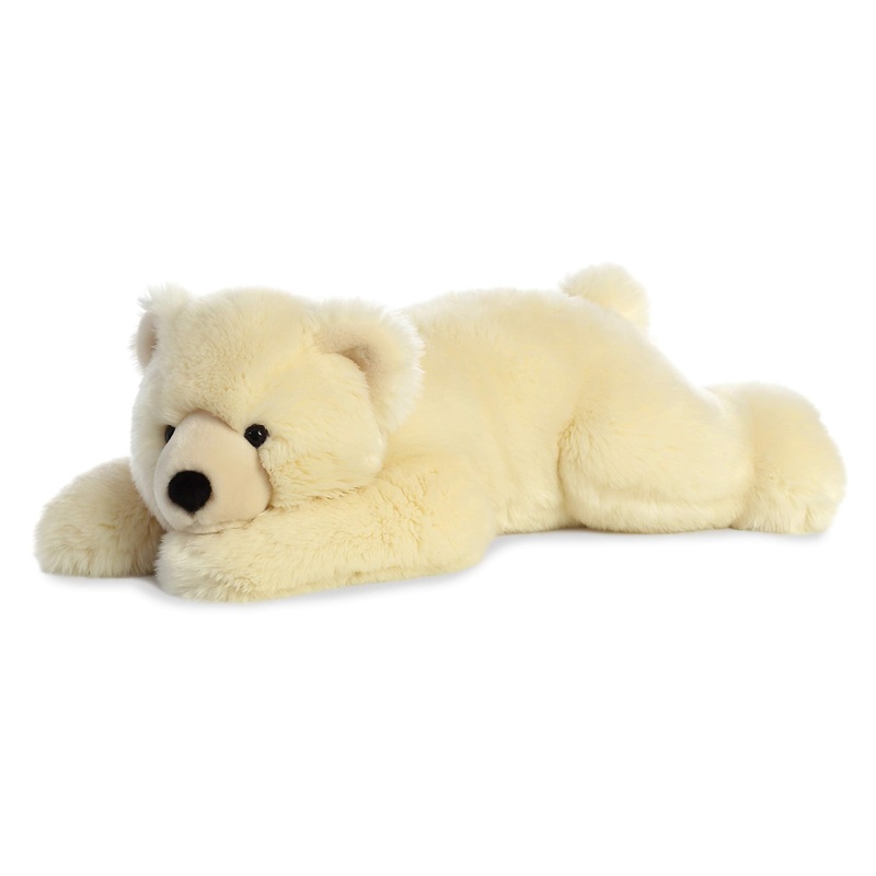 Aurora Adorable Super Flopsie Slushy Stuffed Animal - Playful Ease - Timeless Companions - White 28 Inches