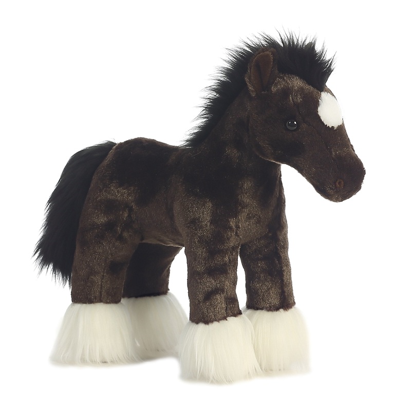 Aurora Exquisite Western Spirit Stuffed Animal - Playful Interaction - Endless Fun - Brown 12 Inches