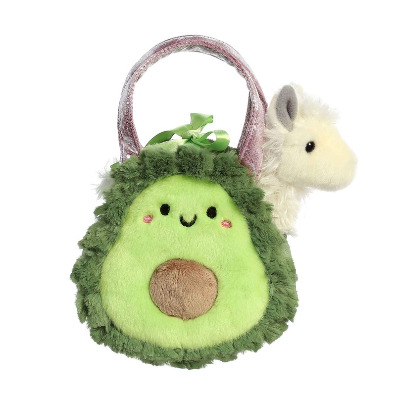 Aurora Fashionable Fancy Pals Foodie Avocado Stuffed Animal - On-The-Go Companions - Stylish Accessories - Green 5.5 Inches