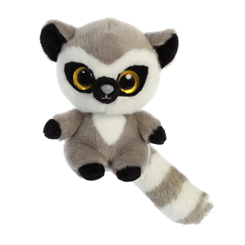 Aurora Vibrant Yoohoo Lemmee Stuffed Animal - Eye-Catching Display - Whimsical Cuteness - Gray 5 Inches