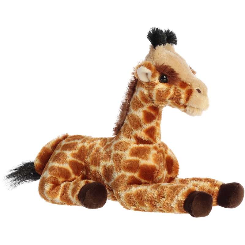 Aurora Adorable Flopsie Acacia Stuffed Animal - Playful Ease - Timeless Companions - Brown 12 Inches