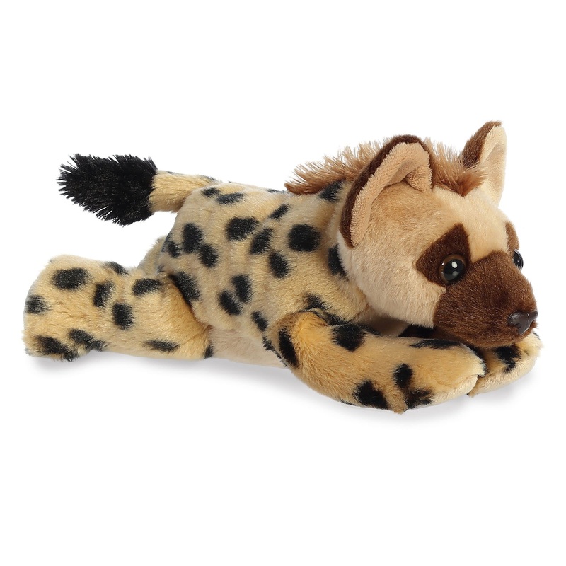 Aurora Adorable Flopsie Hunter Hyena Stuffed Animal - Playful Ease - Timeless Companions - Brown 12 Inches