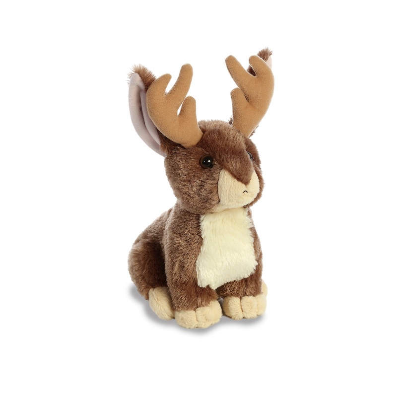 Aurora Adorable Flopsie Jack A Lope Stuffed Animal - Playful Ease - Timeless Companions - Brown 12 Inches