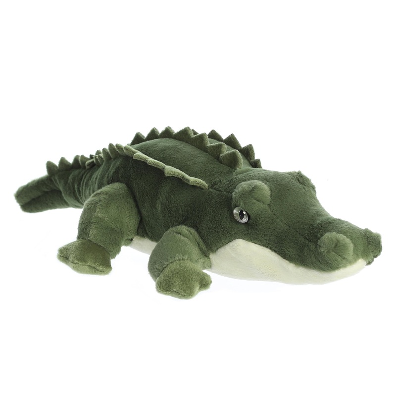 Aurora Adorable Flopsie Swampy Stuffed Animal - Playful Ease - Timeless Companions - Green 12 Inches