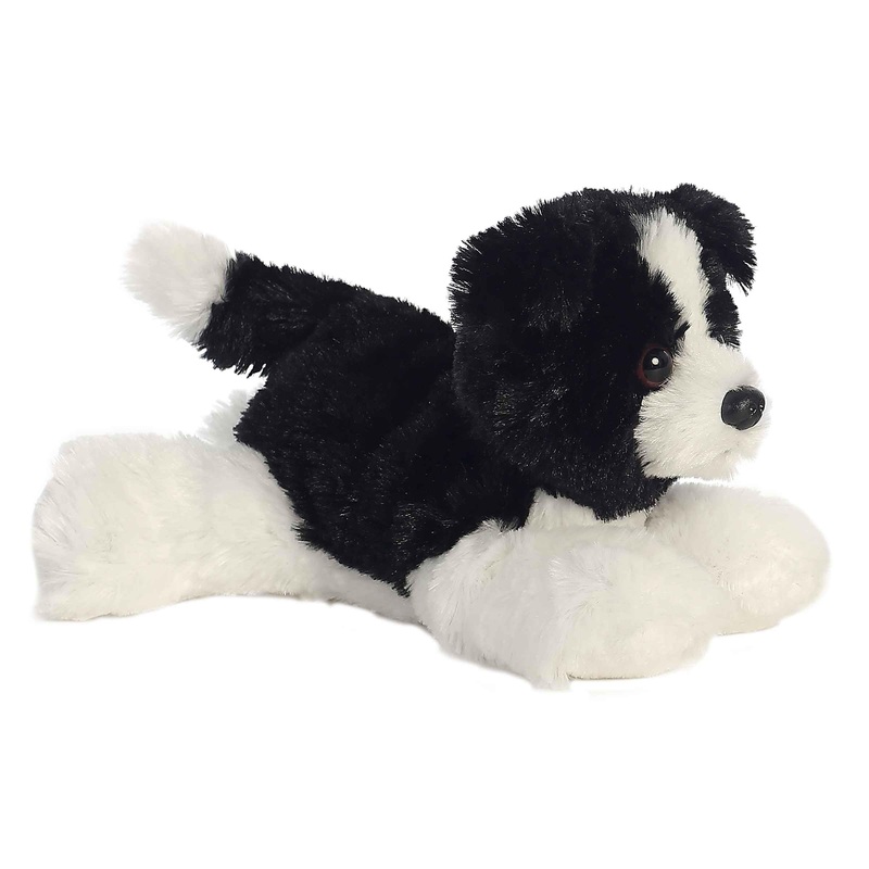Aurora Adorable Mini Flopsie Cami Stuffed Animal - Playful Ease - Timeless Companions - Black 8 Inches