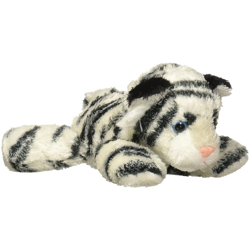 Aurora Adorable Mini Flopsie Shazam Stuffed Animal - Playful Ease - Timeless Companions - White 8 Inches