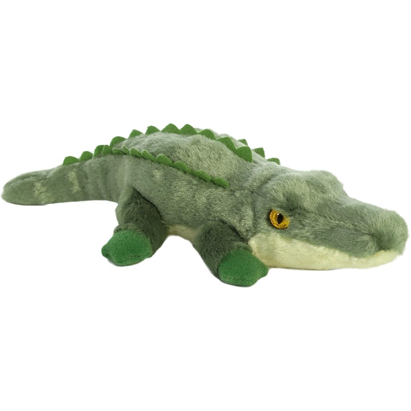 Aurora Adorable Mini Flopsie Swampy Stuffed Animal - Playful Ease - Timeless Companions - Green 8 Inches