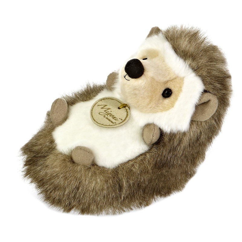 Aurora Adorable Miyoni Hedgehog Stuffed Animal - Lifelike Detail - Cherished Companionship - Brown 7 Inches