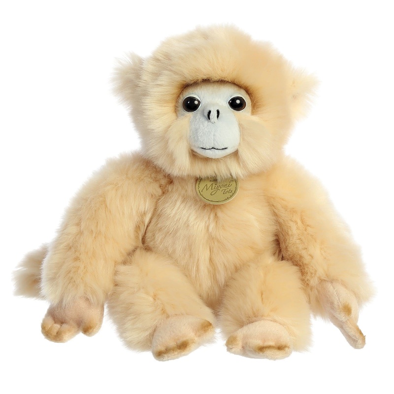 Aurora Adorable Miyoni Tots Baby Golden Snub Monkey Stuffed Animal - Lifelike Detail - Cherished Companionship - Brown 11 Inches