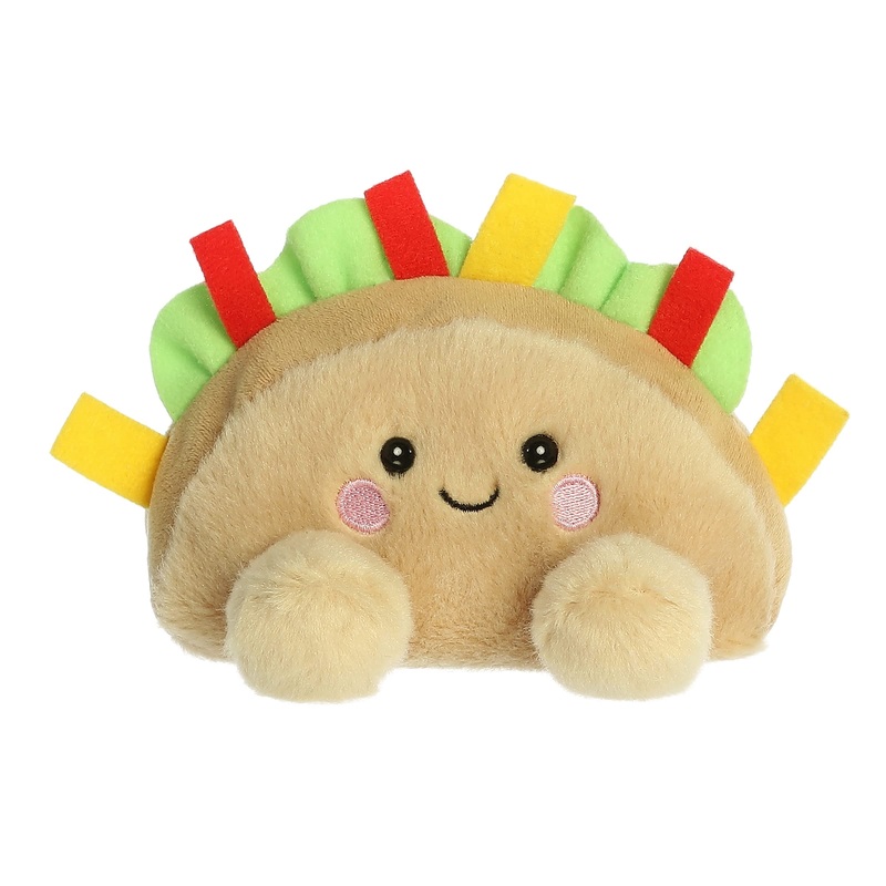 Aurora Adorable Palm Pals Fiesta Taco Stuffed Animal - Pocket-Sized Play - Collectable Fun - Brown 5 Inches