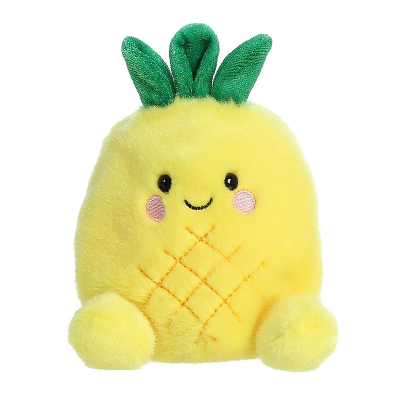 Aurora Adorable Palm Pals Perky Pineapple Stuffed Animal - Pocket-Sized Play - Collectable Fun - Yellow 5 Inches