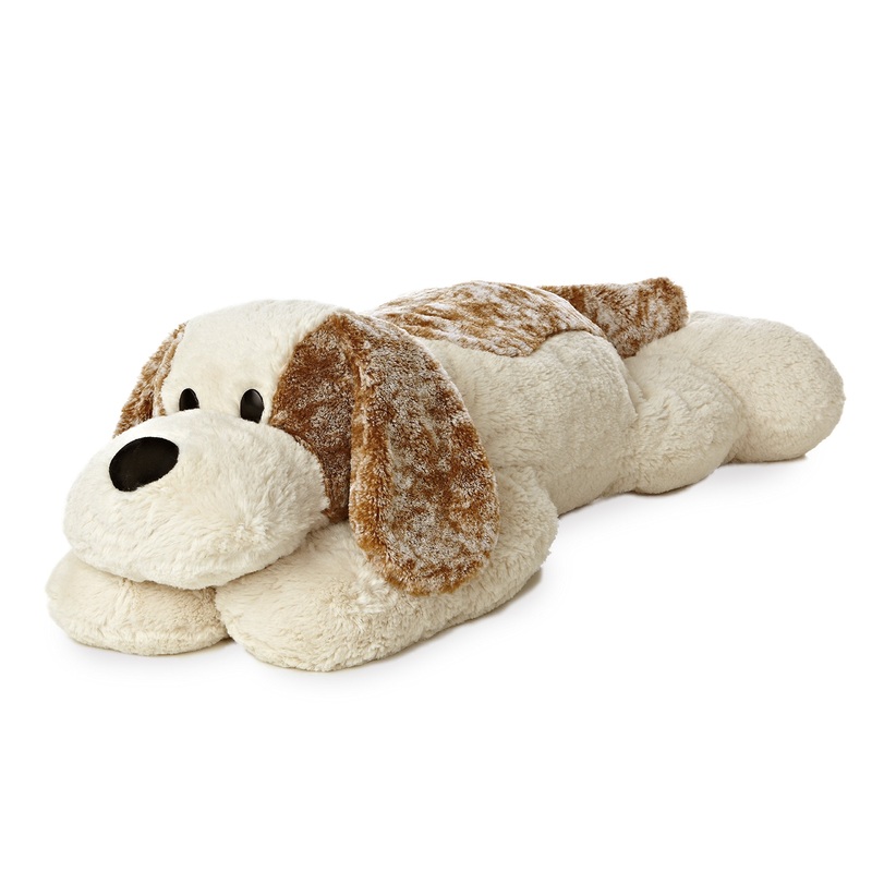 Aurora Adorable Super Flopsie Big Scruff Stuffed Animal - Playful Ease - Timeless Companions - White 27 Inches