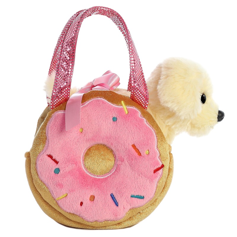 Aurora Fashionable Fancy Pals Yummy Puppy Stuffed Animal - On-The-Go Companions - Stylish Accessories - Multicolor 7 Inches