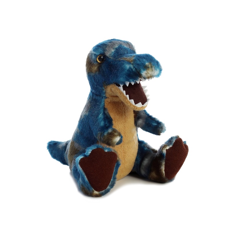 Aurora Ferocious Dinos & Dragons T-Rex Stuffed Animal - Prehistoric Fun - Cuddly Companions - Blue 8.5 Inches