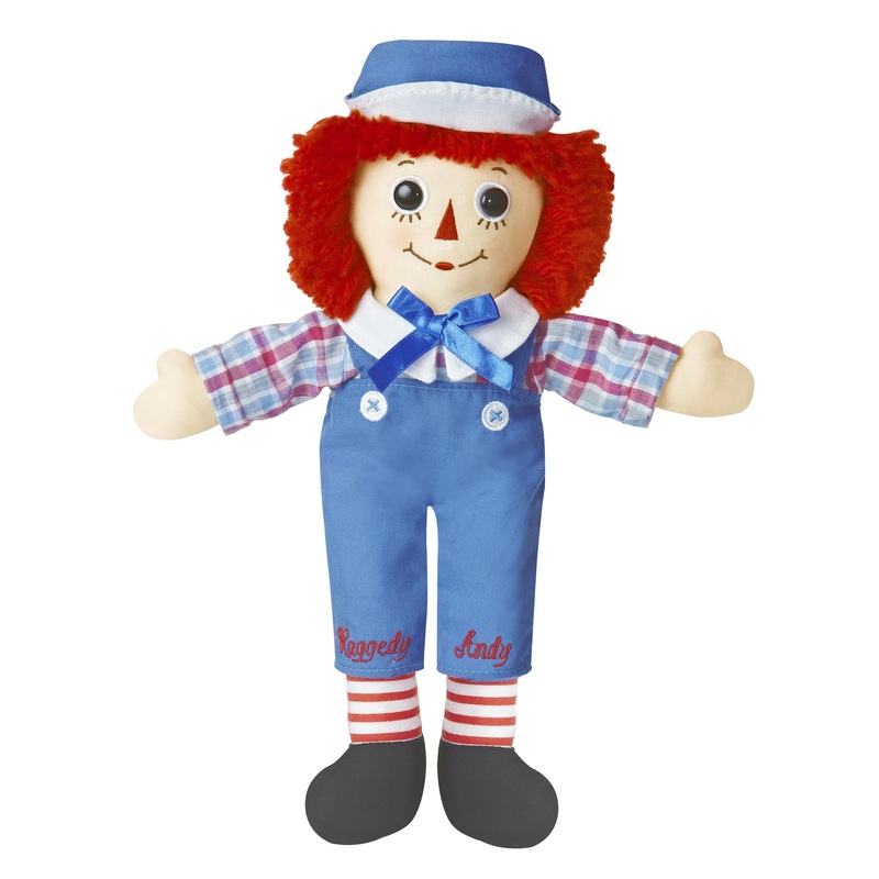 Aurora Timeless Raggedy Ann & Raggedy Andy Raggedy Andy Classic Stuffed Animal - Cherished Memories - Lasting Play - Multicolor 12 Inches