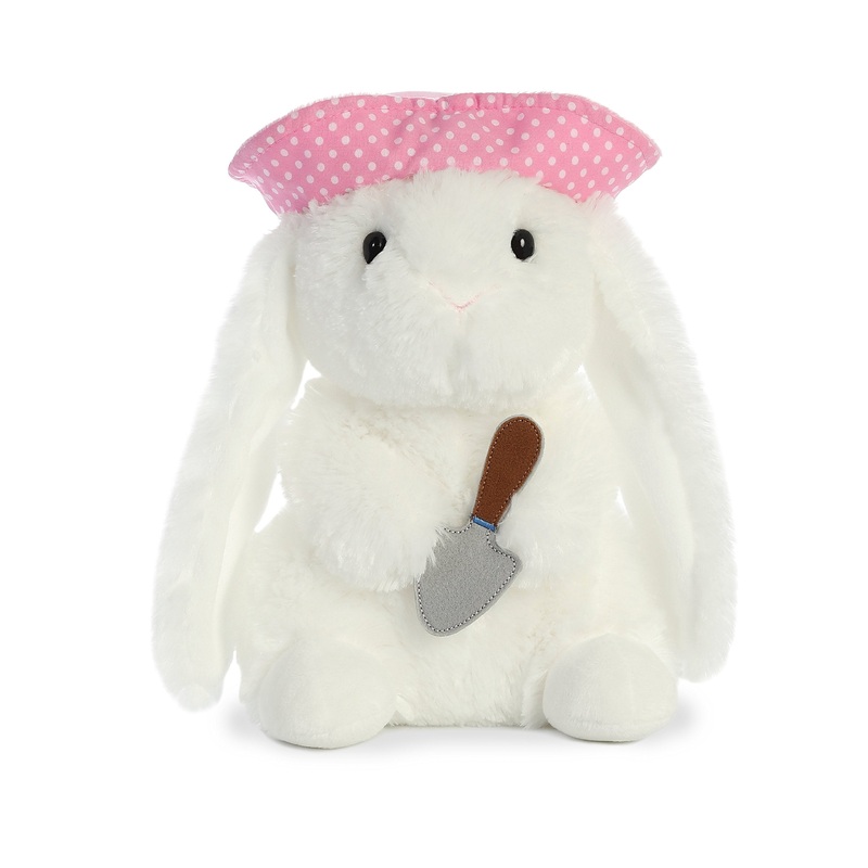 Aurora World Garden Bunny Stuffed Animal, Pink