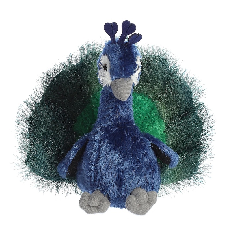 Aurora Adorable Flopsie Perry Stuffed Animal - Playful Ease - Timeless Companions - Blue 12 Inches
