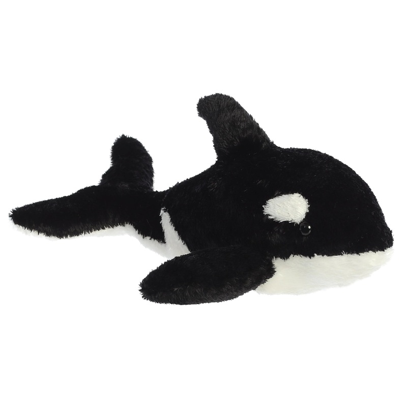 Aurora Adorable Flopsie Splash Stuffed Animal - Playful Ease - Timeless Companions - Black 12 Inches