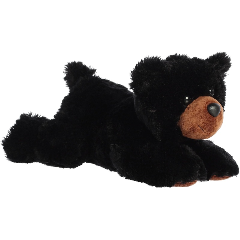 Aurora Adorable Flopsie Sullivan Stuffed Animal - Playful Ease - Timeless Companions - Black 12 Inches