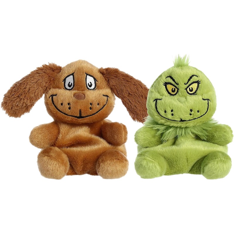 Aurora Dr. Seuss Grinch & Max 5 Inch Palm Pals Bundle
