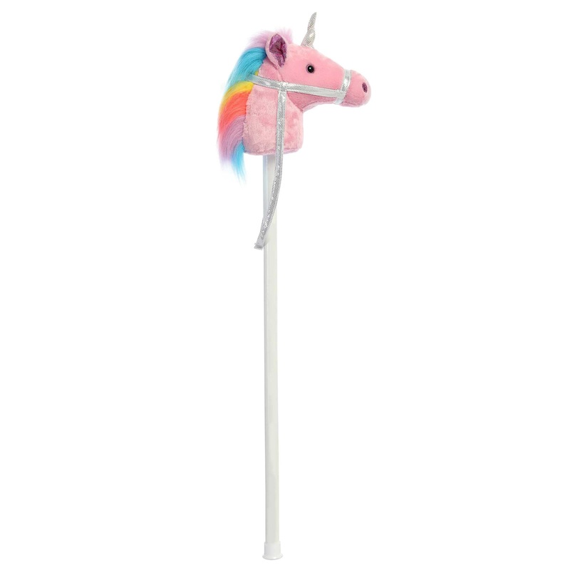 Aurora - Ride-On - 37' Giddy Up Stick Unicorn - Pink