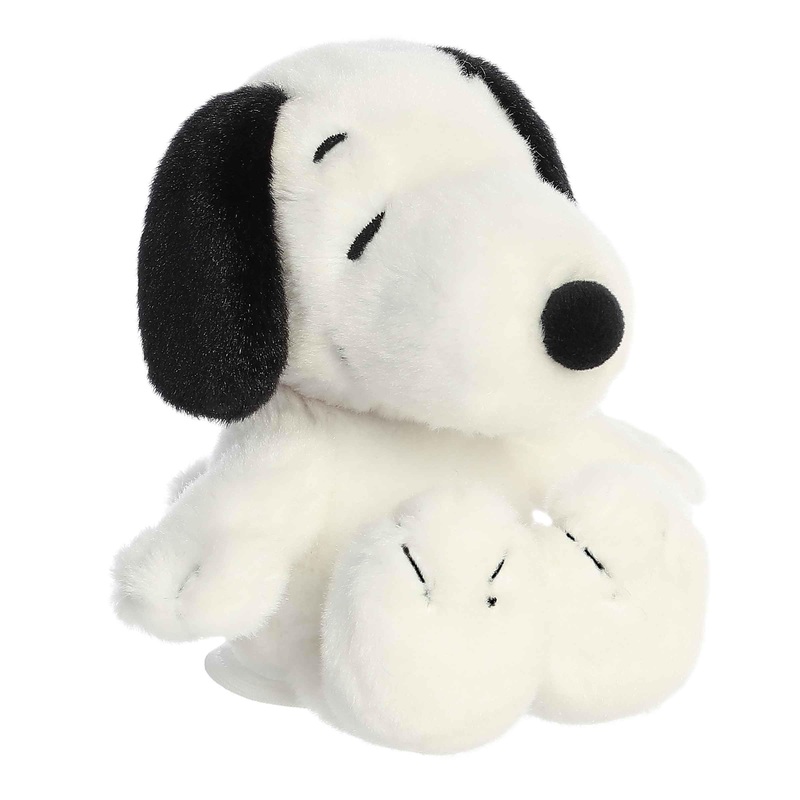 Aurora Timeless Peanuts Shoulderkins Snoopy Stuffed Animal - Classic Characters - Lasting Memories - White 5 Inches