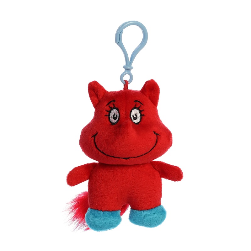 Aurora Whimsical Dr. Seuss Fox In Socks Stuffed Animal - Magical Storytelling - Literary Inspiration - Red 4 Inches