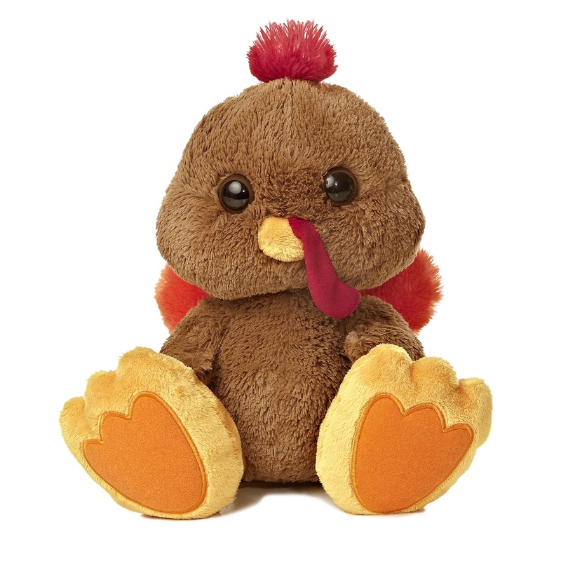 Aurora World Taddle Toes Stuffins Turkey Plush, 10'