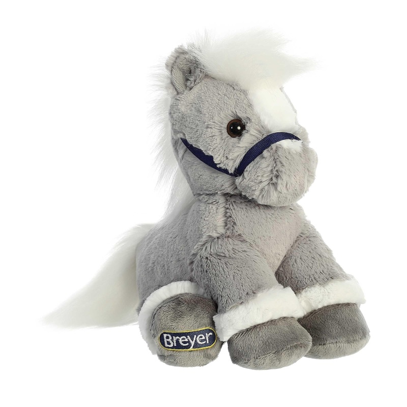 Breyer Aurora Exquisite Horse Stuffed Animal - Realistic Detailing - Imaginative Play - Grey 11 Inches