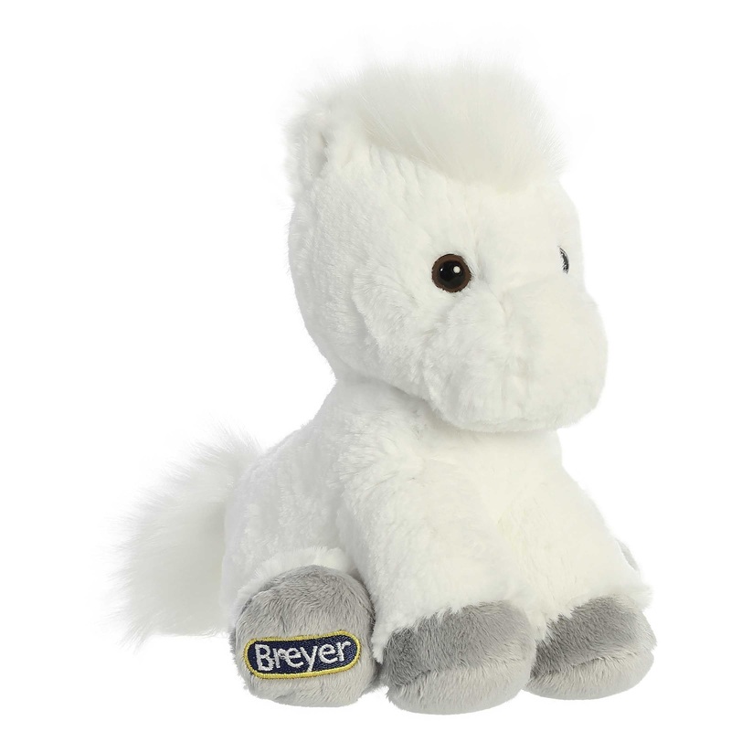Breyer Aurora Exquisite Horse Stuffed Animal - Realistic Detailing - Imaginative Play - White 8 Inches