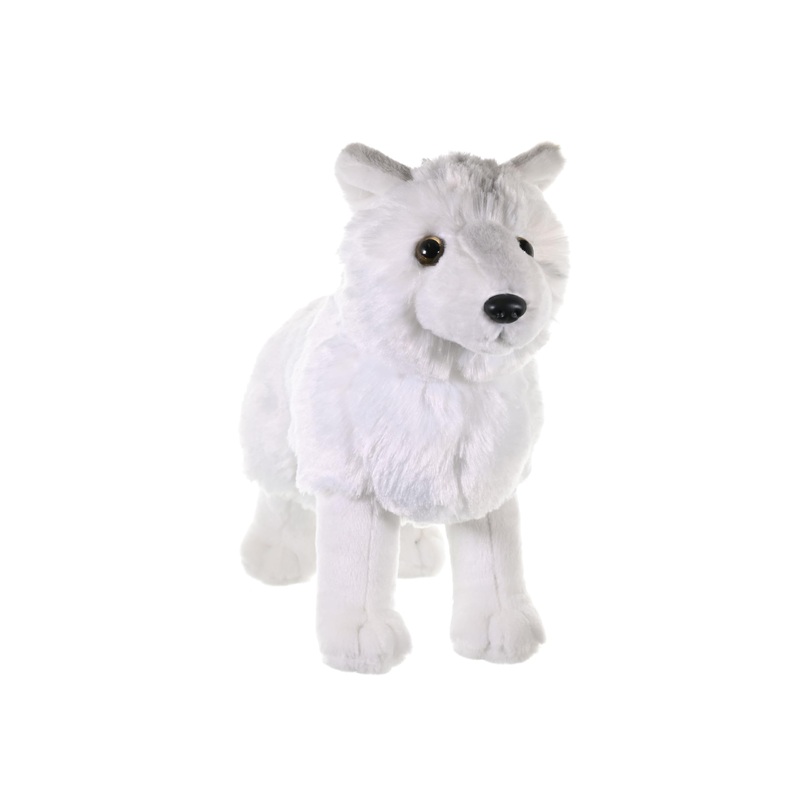 Wild Republic Arctic Wolf Plush, Stuffed Animal, Plush Toy, Gifts For Kids, Cuddlekins 12'