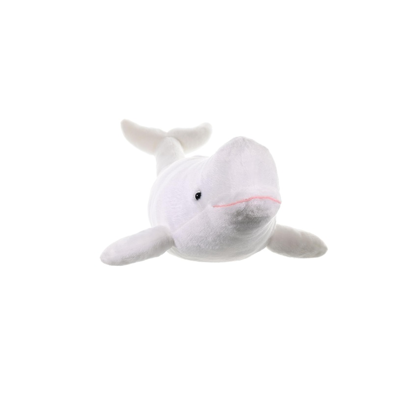 Wild Republic Beluga Whale Plush, Stuffed Animal, Plush Toy, Gifts For Kids, Cuddlekins, 21 Inches , White