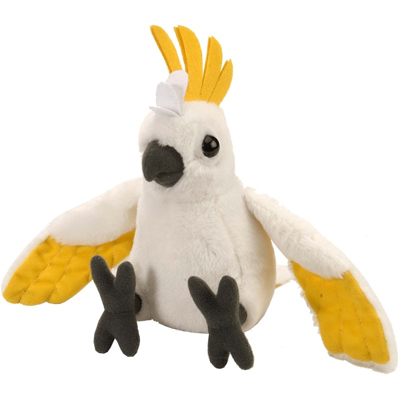 Wild Republic Cockatoo Plush, Stuffed Animal, Plush Toy, Gifts For Kids, Cuddlekins 8 Inches