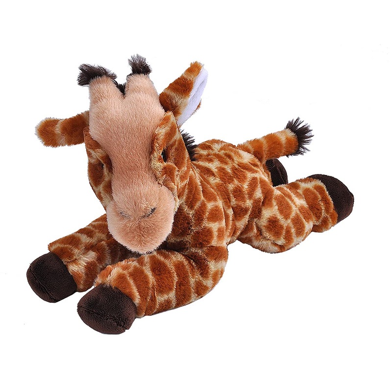 Wild Republic Ecokins Giraffe Stuffed Animal 12 Inch, Eco Friendly Gifts For Kids, Plush Toy, Handcrafted Using 16 Recycled Plastic Water Bottles