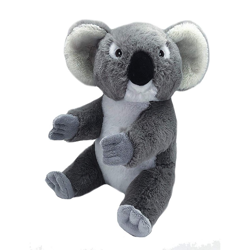 Wild Republic Ecokins Mini Koala Stuffed Animal 8 Inch, Eco Friendly Gifts For Kids, Plush Toy, Handcrafted Using 7 Recycled Plastic Water Bottles, Model Number: 25185