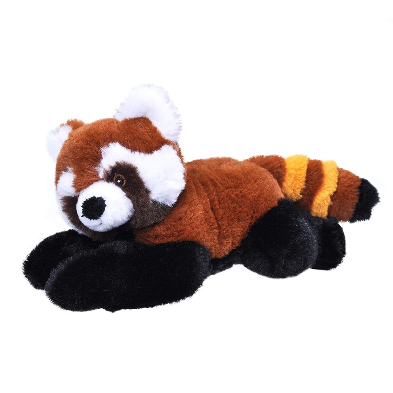 Wild Republic Ecokins Mini Red Panda Stuffed Animal 8 Inch, Eco Friendly Gifts For Kids, Plush Toy, Handcrafted Using 7 Recycled Plastic Water Bottles (24789)