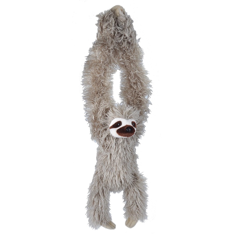 Wild Republic Hanging Three Toed Sloth Plush, Stuffed Animal, Plush Toy, Gifts For Kids, Zoo Animals, 30 Inches