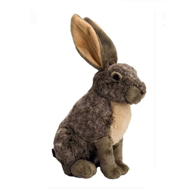 Wild Republic Hare Plush, Stuffed Animal, Plush Toy, Kids Gifts, Cuddlekins, 12 Inches