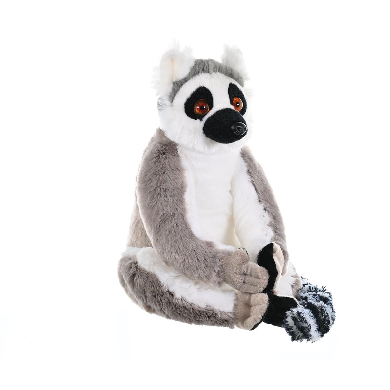 Wild Republic Ring Tailed Lemur Plush, Stuffed Animal, Plush Toy, Gifts For Kids, Cuddlekins 12 Inches