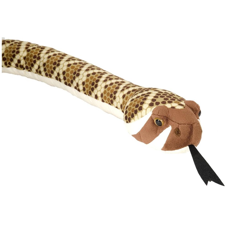 Wild Republic Snake Plush, Stuffed Animal, Plush Toy, Gifts For Kids, Western Diamondback 70'