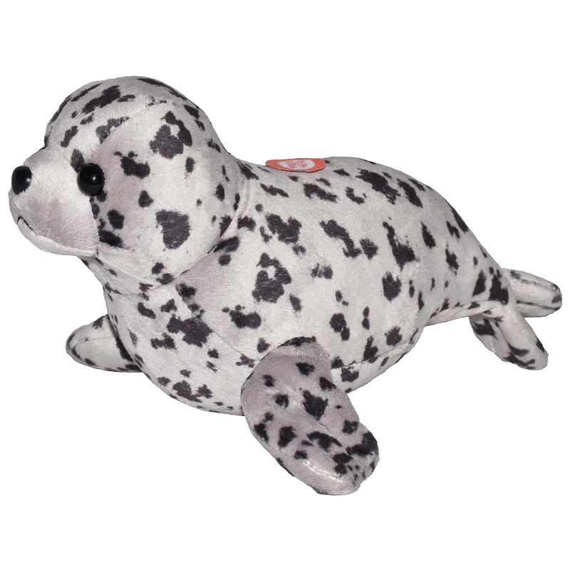 Wild Republic Wild Calls Harbor Seal, Authentic Animal Sound, Stuffed Animal, Eight Inches, Gift For Kids, Plush Toy, Fill Is Spun Recycled Water Bottles, 8' (23318)