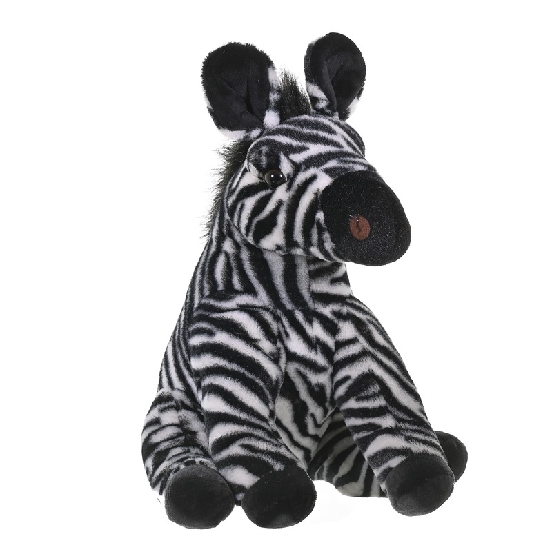 Wild Republic Zebra Plush, Stuffed Animal, Plush Toy, Gifts For Kids, Cuddlekins 12 Inches, Multicolor