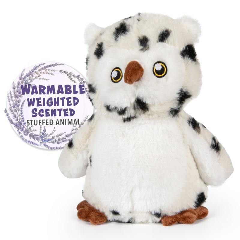 1I4 Group Warm Pals - Owl - Lavender Scented, Cute Warmable Plush Toy For All Ages - Stuffed Animal That Can Be Heated Or Cooled