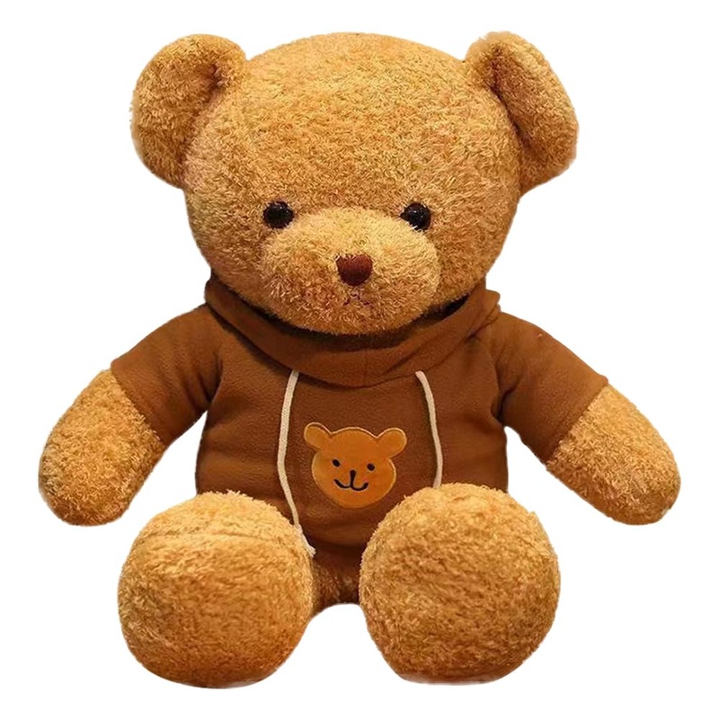 Galatee Cute Teddy Bear Plush Stuffed Animal, Teddy Bear With Clothes, Gifts For Children(19.6'' Brown)
